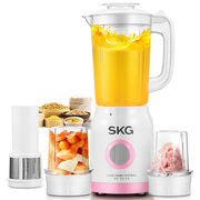SKG 1208 多功能食品加工料理机 1200ml家用果汁机搅拌机 粉色