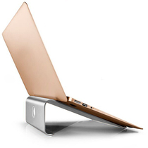 亿豆 D701 笔记本电脑底座 铝合金笔记本散热器支架 银色产品图片主图