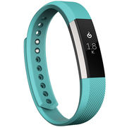 Fitbit Alta 智能健身手环 自动睡眠记录 来电显示 运动蓝牙手表计步器 经典款 蓝青色 大号