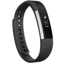 Fitbit Alta 智能健身手环 自动睡眠记录 来电显示 运动蓝牙手表计步器 经典款 黑色 大号产品图片主图