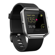 Fitbit Blaze智能健身手表 GPS全球定位 心率实时检测 多项运动模式 手机音乐操控 来电提醒 黑色 小号