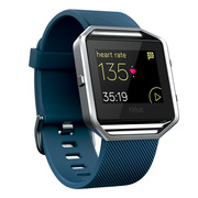 Fitbit Blaze 智能健身手表 GPS全球定位 心率实时检测 手机音乐操控 来电提醒 蓝色 小号