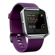 Fitbit Blaze智能健身手表 GPS全球定位 心率实时检测 多项运动模式 手机音乐操控 来电提醒 紫色 大号