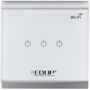 EDUP EP-3713 无线智能远程遥控 wifi 触控面板开关(三位)