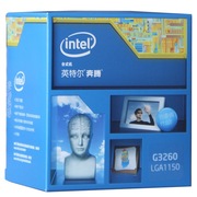 英特尔 奔腾 G3260 Haswell架构盒装CPU处理器(LGA1150/3.3GHz/3M三级缓存/53W/22纳米)