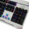 三巨 SKU833 机械键盘银黑色RGB水晶青轴标准版产品图片3