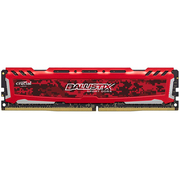 英睿达 铂胜运动LT系列DDR4 2400 8G台式机内存 迷彩红