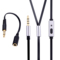 纽曼  MX670通用入耳式手机耳机金属立体重低音扁平线带线控、麦克 兼容苹果 安卓 电脑 平板 铁灰色产品图片4