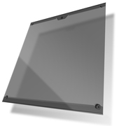 酷冷至尊 钢化玻璃侧板(支持MasterCase 5全系列机箱/大面积侧透内装一览无遗/防盗锁头)黑色