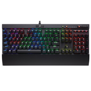 海盗船 Gaming系列 K70 LUX RGB 幻彩背光机械游戏键盘 黑色 红轴