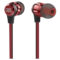 JBL T180A 立体声入耳式耳机 耳麦 一键式线控 麦克风 红色产品图片2