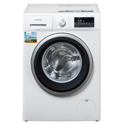 西门子  WM12P2R09W 9公斤 变频 滚筒洗衣机 静音 除菌 LED触摸键 加速洗 节能洗(白色)