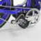 易可达 镁铝合金一体轮智能助力可折叠锂电电动自行车男女式学生成人通用20寸公路单车 宝石蓝 标配产品图片3