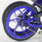 易可达 镁铝合金一体轮智能助力可折叠锂电电动自行车男女式学生成人通用20寸公路单车 宝石蓝 标配产品图片4