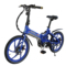 易可达 镁铝合金五级变速智能助力可折叠锂电电动自行车20寸一体轮男女式学生成人通用 宝石蓝产品图片1