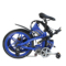 易可达 镁铝合金五级变速智能助力可折叠锂电电动自行车20寸一体轮男女式学生成人通用 宝石蓝产品图片2