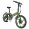 易可达 镁铝合金五级变速智能助力可折叠锂电电动自行车20寸一体轮男女式学生成人通用 军中绿产品图片1