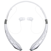 雷麦 LM-E8 运动蓝牙耳机4.0双耳塞无线手机入耳式跑步耳麦 银色