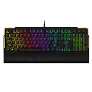 达尔优 EK815 104键RGB全彩背光全键无冲水流游戏机械键盘 黑色 茶轴