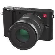 小蚁 微单相机双镜套装黑色 型号M1 双镜头12-40mmF3.5-5.6, 42.5mmF1.8套装 可换镜头式智能相机