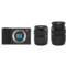 小蚁 微单相机双镜套装黑色 型号M1 双镜头12-40mmF3.5-5.6, 42.5mmF1.8套装 可换镜头式智能相机产品图片3