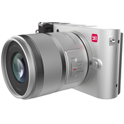 小蚁 微单相机人像镜头套装银色 型号M1 人像镜头42.5mmF1.8套装 可换镜头式智能相机