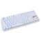 达尔优 DK100背光版 电竞游戏机械键盘 白色黑轴产品图片4