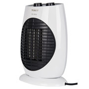 大松 NTFD-18-WG(白+黑)时尚立式摇头迷你暖风机小型电取暖器家用