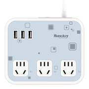 航嘉 智慧云智立方标准版USB充电 插座/排插/插排/插线板1.8米白色