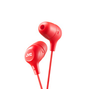杰伟世 FX38M 耳机入耳式重低音 运动音乐线控耳塞 手机通用 棉花糖系列 飙风红