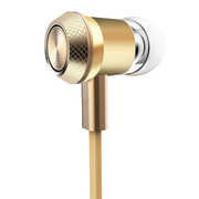 机乐堂（JOYROOM） JR-ET505 金属入耳式重低音手机耳机 线控带麦 立体声音乐 手机平板通用 金色