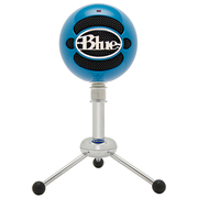 BLUE Snowball 雪球USB电容麦克风 三种拾音模式 即插即用 电脑K歌YY游戏唱吧录音 荧光蓝