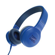 JBL E35 蓝色 头戴式耳机 有线耳机带麦