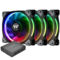 Thermaltake Riing Plus 12 LED RGB(风扇*3/1680万色/数位风扇控制盒/防震安装系统/LED导光圈)产品图片1