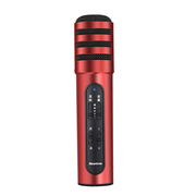纽曼   MC01 手机麦克风 全民K歌 唱吧 YY 主播K歌直播电容麦克风专用话筒 苹果 安卓通用 红色