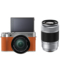 富士 X-A10 (XC16-50II/XC50-230II) 摩卡棕 微单电双镜头套机 小巧轻便 微距拍摄 180度翻折屏产品图片2