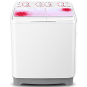 TCL XPB90-9316S 9公斤 半自动双缸洗衣机 双层箱体(欧洲白)
