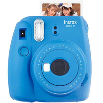 富士 INSTAX 一次成像相机 MINI9相机 海水蓝 奢华套装(10张胶片)产品图片主图