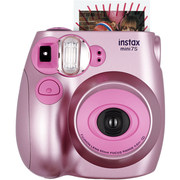 富士 INSTAX 一次成像相机  MINI7s相机 甜蜜金属粉 超值套餐(含10张胶片)