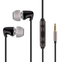 纽曼   NM-ST01 莹润光泽线控陶瓷手机耳机 立体声带麦入耳式适用于苹果华为小米oppo vivo等 黑色产品图片主图