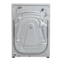 荣事达 WF80BHS265R 8公斤洗烘一体 变频 滚筒洗衣机 中途添衣 筒清洁 (银色)产品图片4
