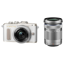 奥林巴斯 E-PL8 14-42mm EZ+40-150mm R 白色 微单电双镜头套机 机身防抖 美颜自拍 PL7升级版产品图片主图
