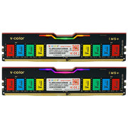 全何  DDR4 3000 16GB(8GBx2条) 台式机內存 RGB彩光条