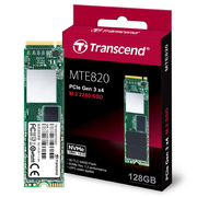 创见 MTE820系列 128G 3D TLC PCIe Gen3 x4  M.2 2280固态硬盘