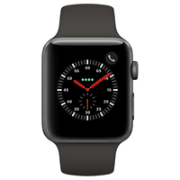 苹果原厂保修版watchseries3智能手表gps蜂窝网络款42毫米深空灰色铝