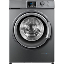 美菱 XQG80-98BE1 8kg直流变频滚筒洗衣机 高温杀菌 节能省水(钛晶灰)产品图片主图