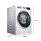 博世  10公斤 洗烘一体变频滚筒洗衣机 全触摸 静音除菌 (白色)XQG100-WDU285600W产品图片2