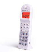 中诺 W118 无需充电座数字无绳固定电话机办公家用无线子母座机 创意移动单机 白色