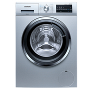西门子  10公斤 洗烘一体洗衣机 3D立体烘干 热风除菌 (欧若拉银)XQG80-WD14G4641W