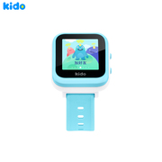 KIDO 儿童手表K2W 4G全网通 智能儿童电话手表 360度安全防护 防水版 小小天才男孩礼物 6重定位 学生蓝色